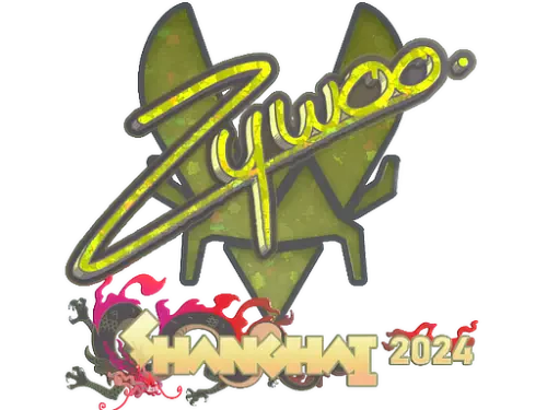 Sticker | ZywOo (Glitter) | Shanghai 2024 Sticker | ZywOo (Glitter) | Shanghai 2024