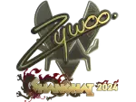 Sticker | ZywOo (Gold) | Shanghai 2024