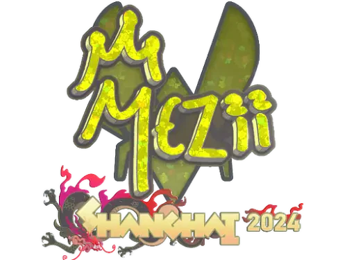 Sticker | mezii (Glitter) | Shanghai 2024 Sticker | mezii (Glitter) | Shanghai 2024