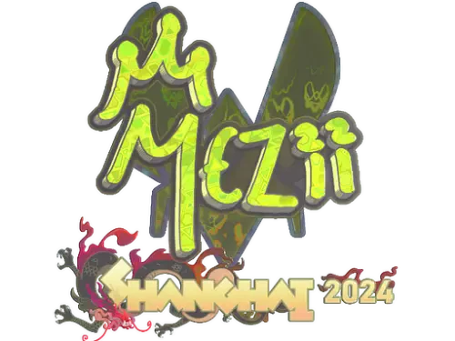 Sticker | mezii (Holo) | Shanghai 2024