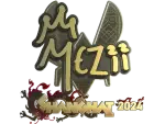 Sticker | mezii (Gold) | Shanghai 2024