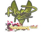 Sticker | FlameZ (Glitter) | Shanghai 2024
