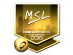 Sticker | MSL (Gold) | Cluj-Napoca 2015