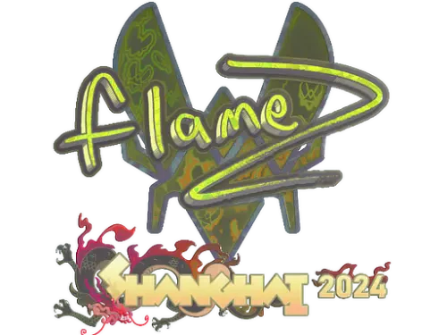 Sticker | FlameZ (Holo) | Shanghai 2024