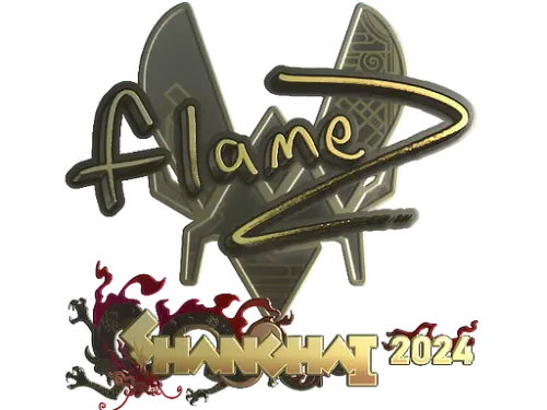 Sticker | FlameZ (Gold) | Shanghai 2024 Sticker | FlameZ (Gold) | Shanghai 2024