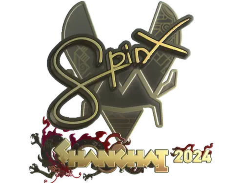 Sticker | Spinx (Gold) | Shanghai 2024 Sticker | Spinx (Gold) | Shanghai 2024