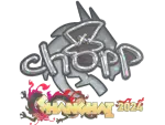 Sticker | chopper (Glitter) | Shanghai 2024