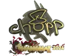 Sticker | chopper (Gold) | Shanghai 2024