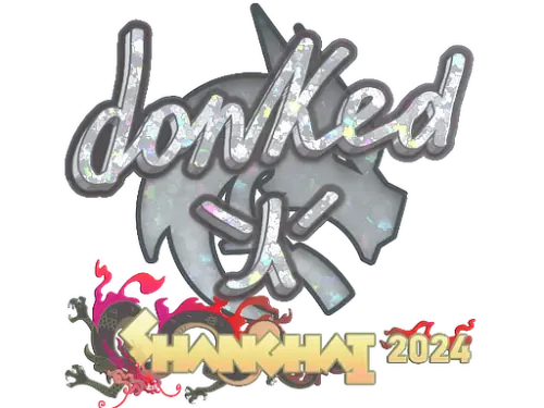 Sticker | donk (Glitter) | Shanghai 2024 Sticker | donk (Glitter) | Shanghai 2024