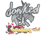 Sticker | donk (Glitter) | Shanghai 2024