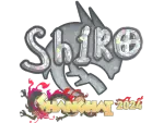Sticker | sh1ro (Glitter) | Shanghai 2024