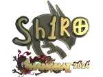 Sticker | sh1ro (Gold) | Shanghai 2024