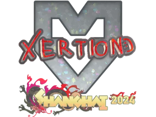 Sticker | xertioN (Glitter) | Shanghai 2024