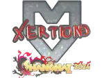 Sticker | xertioN (Glitter) | Shanghai 2024