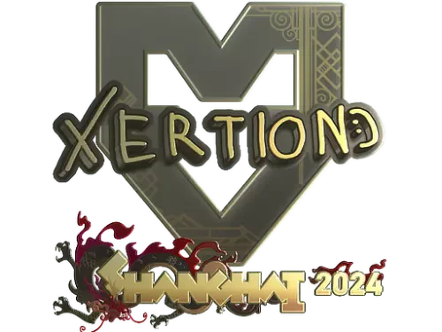 Sticker | xertioN (Gold) | Shanghai 2024 Sticker | xertioN (Gold) | Shanghai 2024