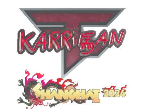 Sticker | karrigan (Glitter) | Shanghai 2024 Sticker | karrigan (Glitter) | Shanghai 2024