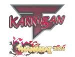 Sticker | karrigan (Glitter) | Shanghai 2024