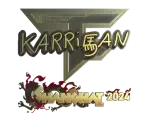 Sticker | karrigan (Gold) | Shanghai 2024