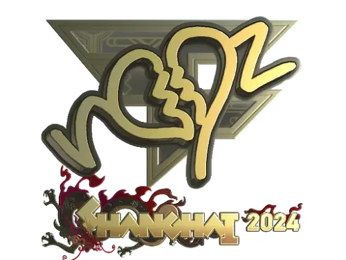 Sticker | ropz (Gold) | Shanghai 2024 Sticker | ropz (Gold) | Shanghai 2024