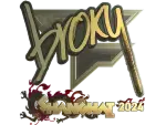 Sticker | broky (Gold) | Shanghai 2024