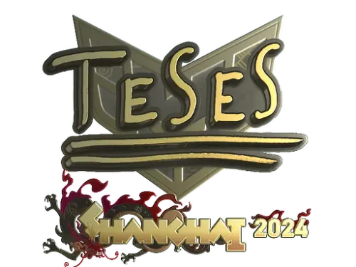 Sticker | TeSeS (Gold) | Shanghai 2024 Sticker | TeSeS (Gold) | Shanghai 2024