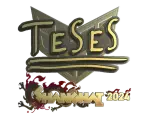 Sticker | TeSeS (Gold) | Shanghai 2024