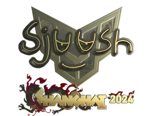 Sticker | sjuush (Gold) | Shanghai 2024 Sticker | sjuush (Gold) | Shanghai 2024