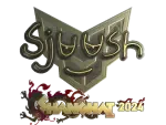Sticker | sjuush (Gold) | Shanghai 2024