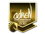 Sticker | adreN (Gold) | Cluj-Napoca 2015