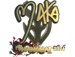 Sticker | Maka (Gold) | Shanghai 2024