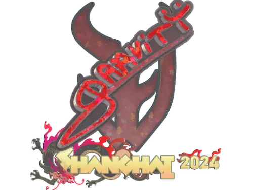 Sticker | Graviti (Glitter) | Shanghai 2024