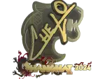 Sticker | chelo (Gold) | Shanghai 2024