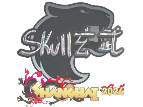 Sticker | skullz (Glitter) | Shanghai 2024