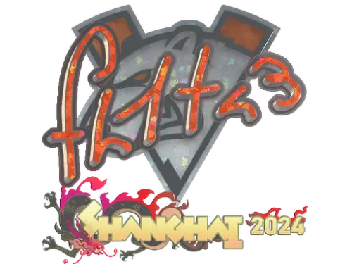 Sticker | FL1T (Glitter) | Shanghai 2024 Sticker | FL1T (Glitter) | Shanghai 2024