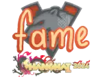 Sticker | fame | Shanghai 2024