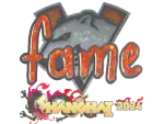 Sticker | fame (Glitter) | Shanghai 2024