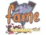 Sticker | fame (Holo) | Shanghai 2024