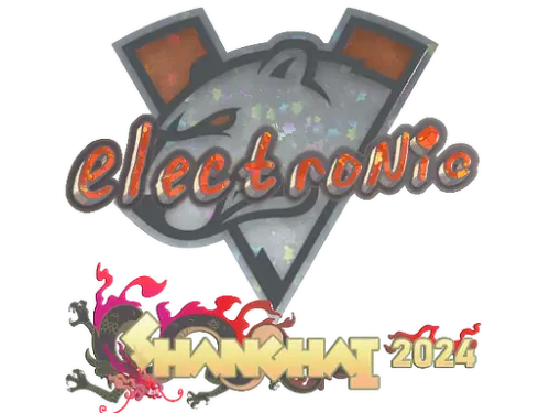 Sticker | electronic (Glitter) | Shanghai 2024 Sticker | electronic (Glitter) | Shanghai 2024