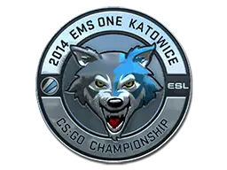 Sticker | ESL Wolf (Foil) | Katowice 2014 Sticker | ESL Wolf (Foil) | Katowice 2014