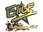 Sticker | EliGE (Gold) | Shanghai 2024