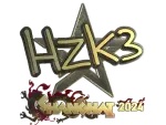 Sticker | hallzerk (Gold) | Shanghai 2024