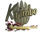 Sticker | Krimbo (Gold) | Shanghai 2024