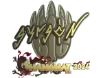 Sticker | syrsoN (Gold) | Shanghai 2024