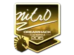 Sticker | nitr0 (Gold) | Cluj-Napoca 2015