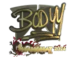 Sticker | bodyy (Gold) | Shanghai 2024