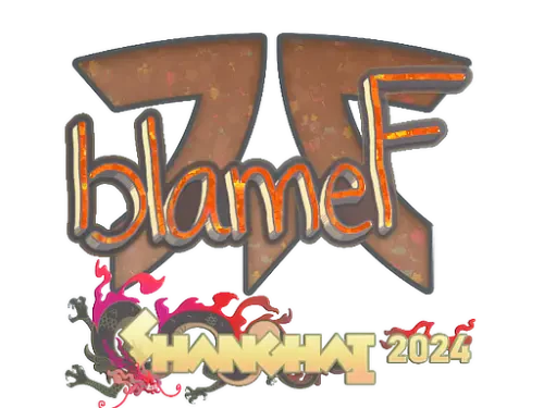 Sticker | blameF (Glitter) | Shanghai 2024