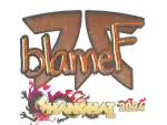 Sticker | blameF (Glitter) | Shanghai 2024