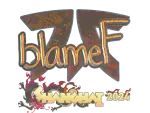 Sticker | blameF (Holo) | Shanghai 2024