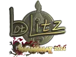 Sticker | bLitz (Gold) | Shanghai 2024