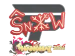 Sticker | snow | Shanghai 2024